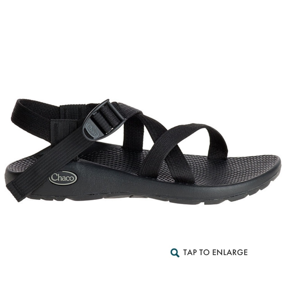 Women’s Chaco Black Strappy Sandals 8
